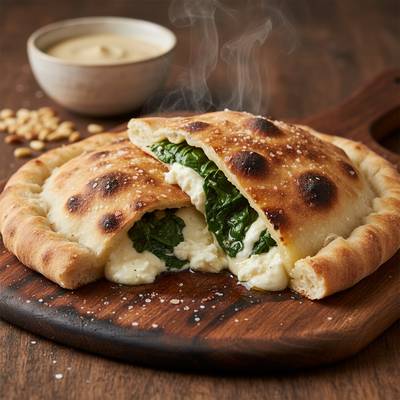 Sun-Drenched Mediterranean Garden Calzone
