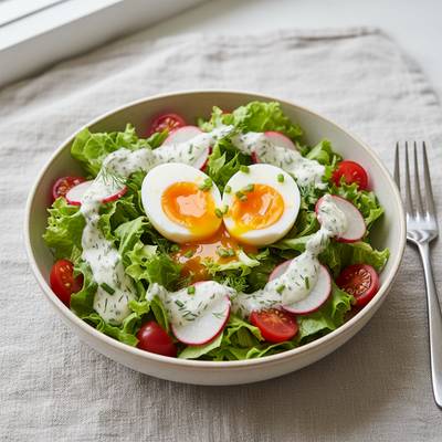 Rustic Garden Ranch Egg Bowl