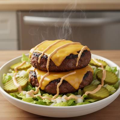 The Golden Arches Keto Burger Bowl