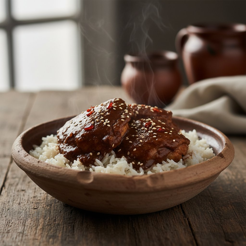 One-Pot Smokey Cacao Chicken & Rice