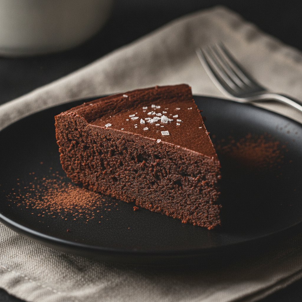 Midnight Cocoa & Sea Salt Velours Torte